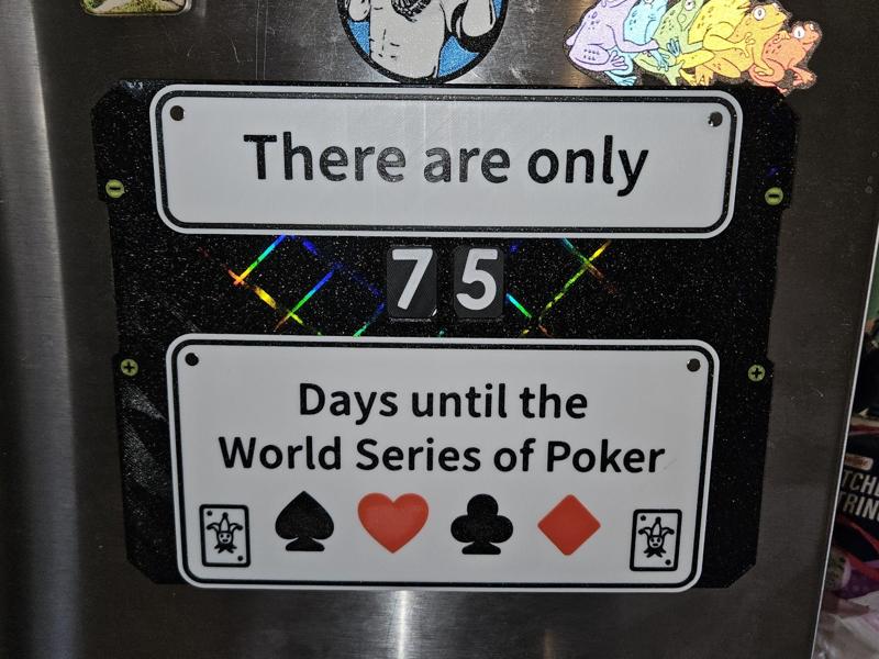 Signs | WSOP, Bad Beat Therapy, and Wife Cook Bad