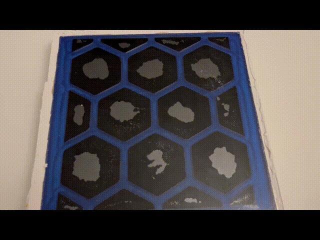 Hexagon modules for LED table