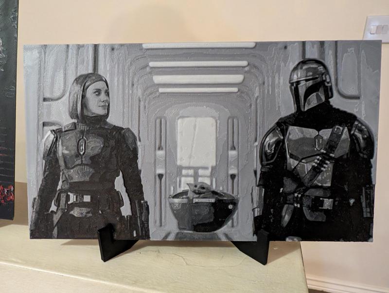 Mando, Grogu, Bo-Katan HueForge