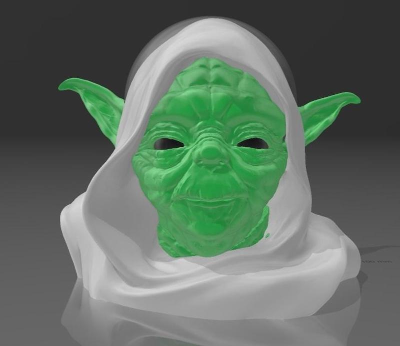 Suporte Alexa Echo Dot 4a e 5a Geração Mestre Yoda Star Wars