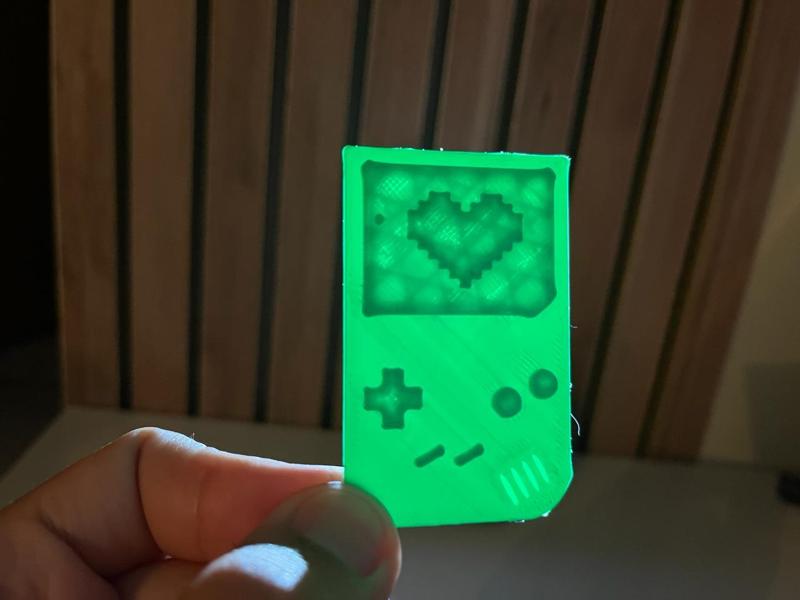 Retro Love: The Ultimate Geeky Gameboy Keychain for Valentine's Day