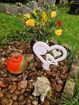 Grandad memorial heart