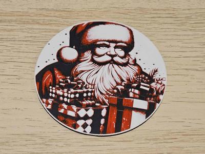 Christmas Coaster - Santa