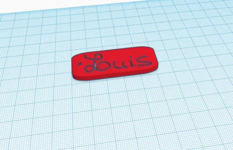 Namensanhänger Buchst. L/mädchen