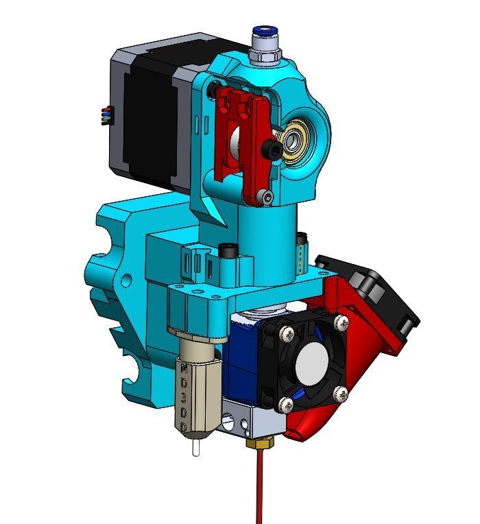 Prusa I3 Extruder (Flexible Filament)(Mk7/MK8)(BLTouch/18mm Capacitive Sensor/12mm Inductive Sensor))