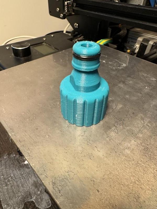 Garden hose quick connect to 3/4"BSP female.