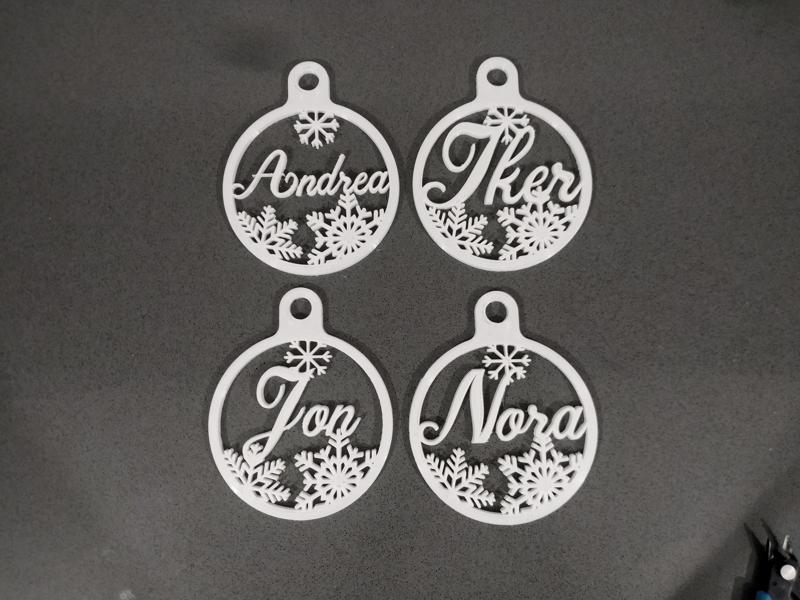 Tree ornament customizable