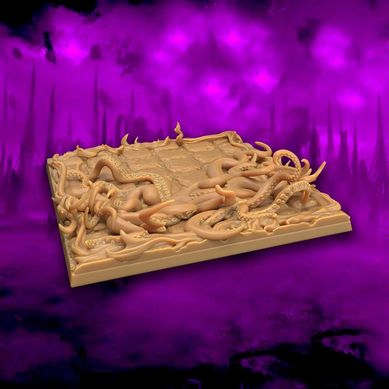 Tentacle Base Black Tentacle | PRESUPPORTED | Eldritch Lodge | Astral Plane