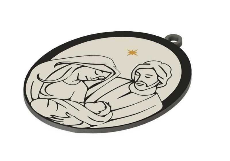 Christmas: Nativity II Tree Decor