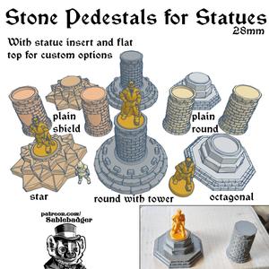 Stone Pedestals for Statues