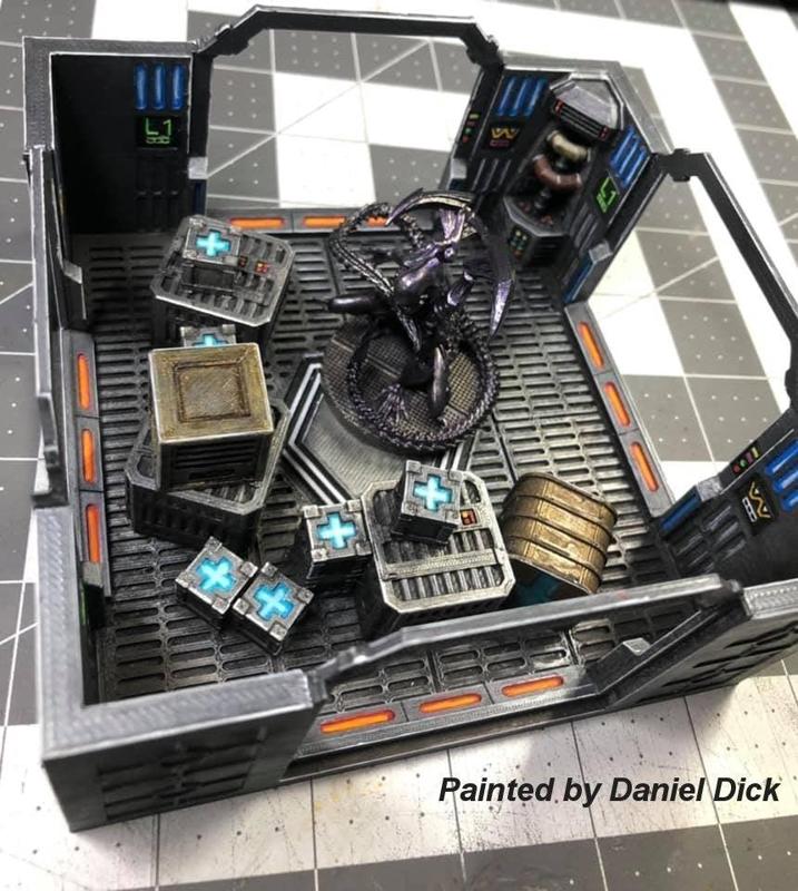 Sci Fi Last Stand Sample Corridor