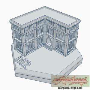 Gothic Building 14 Hex Map Scale HMSG014