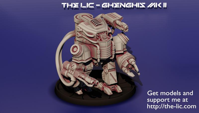 The LIC - Ghenghis lancer proxy mech