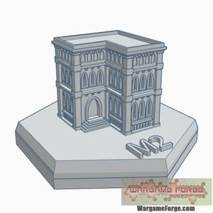 Gothic Building 10 Hex Map Scale HMSG010