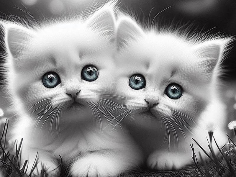 Beautiful group of kittens