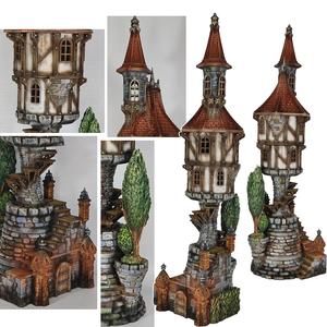 Steeple Manor - Medieval Town Set