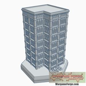 Gothic Building 75 Hex Map Scale HMSG075