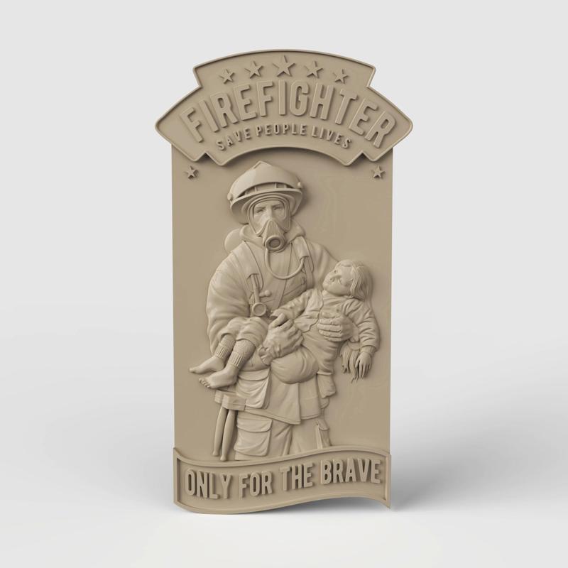 3D Model STL  file Firefighter Panel
