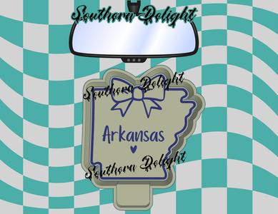 Arkansas w/ bow freshie mold