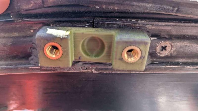 Porsche 944 Rear Hatch Pin Mounting Bracket