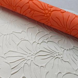 Abstract flower - XL texture roller