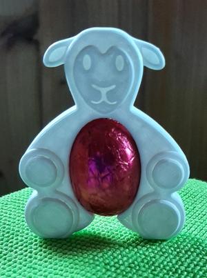 Easter lamb for chocolate eggs