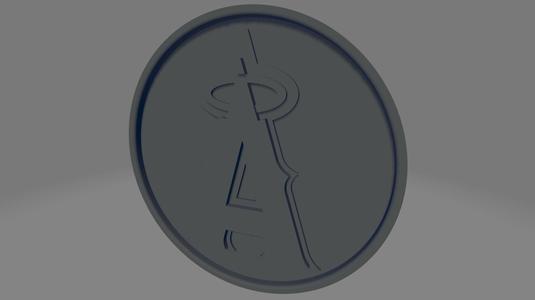 Los Angeles Angels Coaster