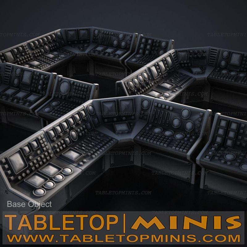 Retro Sci Fi Control Terminals