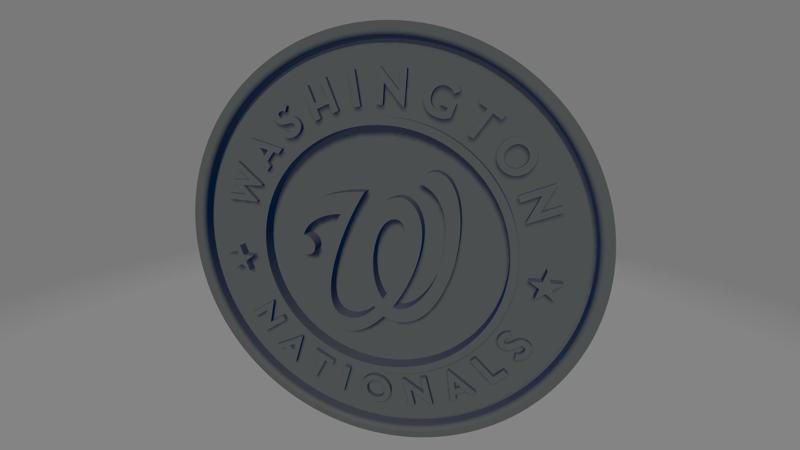 Washington Nationals Coaster