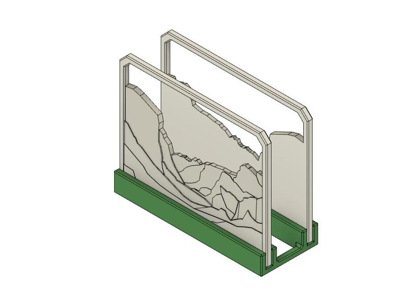 Napkin Holder, Yosemite Sides - Swappable
