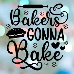 Christmas Stamp Bakers Gonna Bake Cookie Cutter