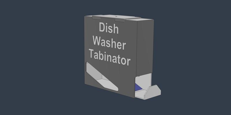 HSW conform Dish Washer Tab Dispenser (aka "the Tabinator")