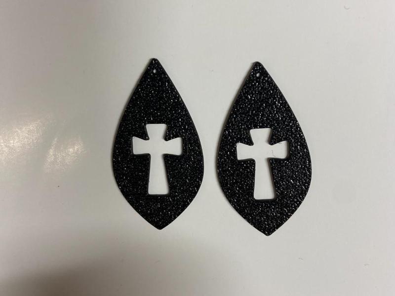 cross earrings