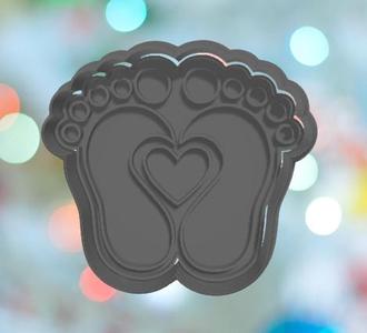 Baby Shower Baby Feet Cookie Cutter