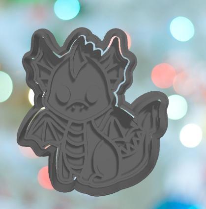 Dragon 6 Cookie Cutter