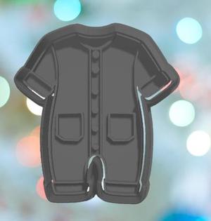 Baby Shower Boy Romper Cookie Cutter