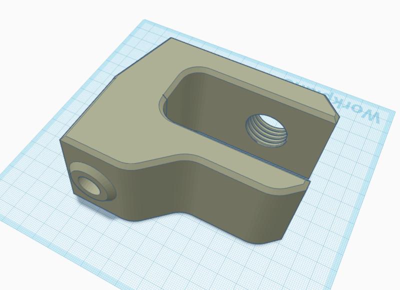 Desk Lamp Clamp Mount for thinner desks