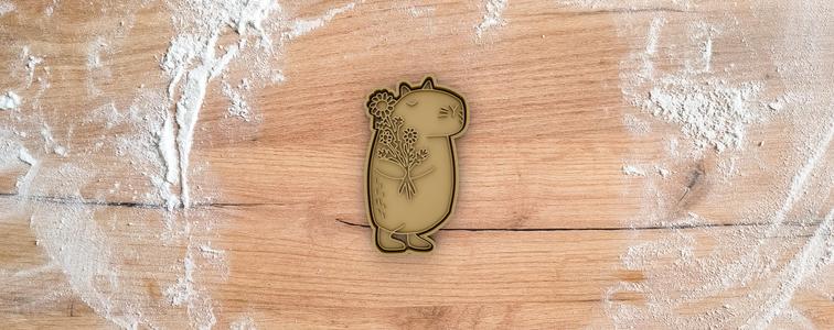 Capibara cookie cutter