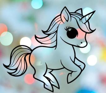 Unicorn 8 Cookie Cutter