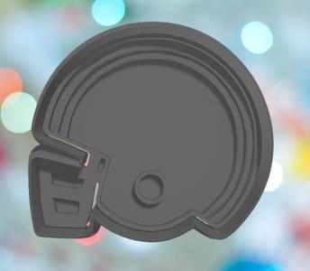 Football Helmet Cookie Cutter