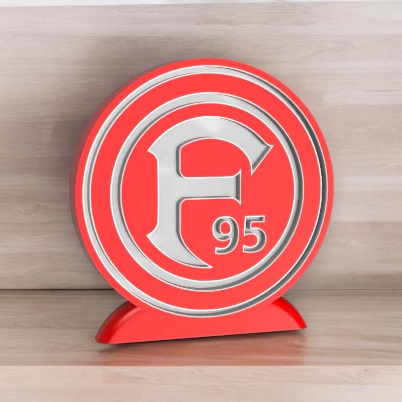 Fortuna Düsseldorf crest, LED lamp