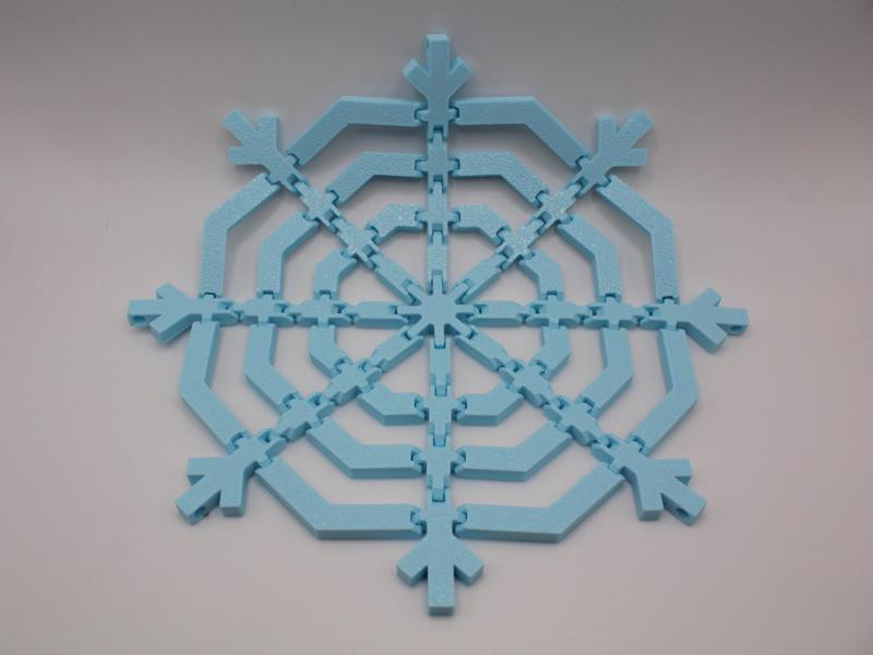 Flexible Snowflake Decoration