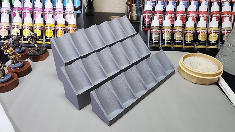 Desktop Paint Rack for Army Painter Fanatic, Vallejo, etc.