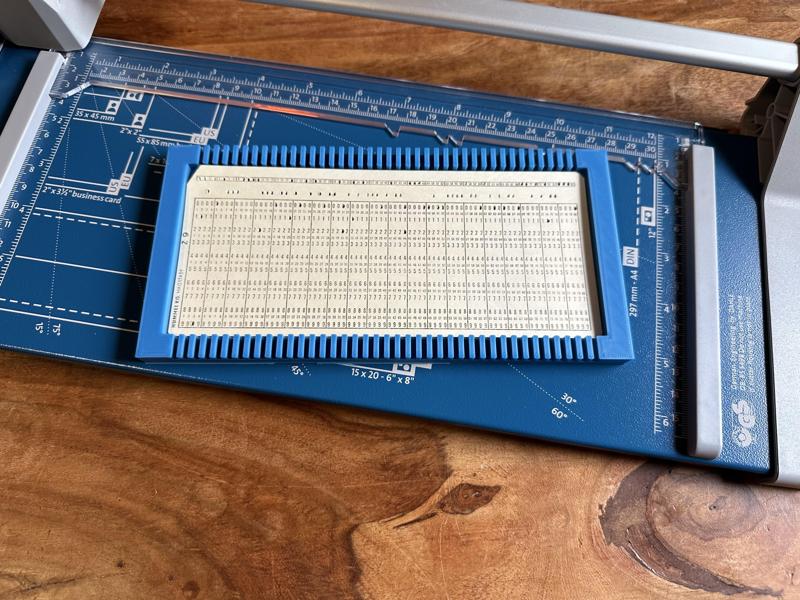 Punched Card Punching Board