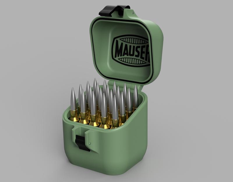 6,5x55 Mauser ammo box