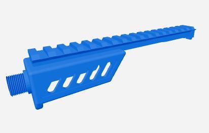 Cyma Glock 18C Tac Rail and 14mm CCW Barrel