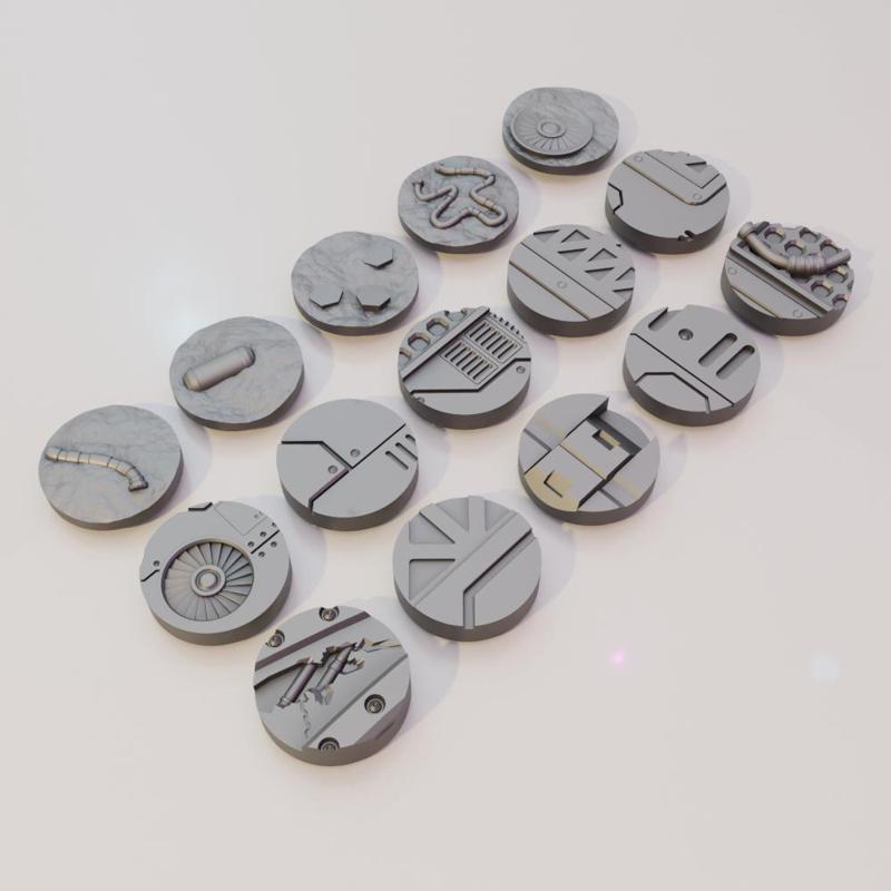 Sci-Fi Bases 25mm
