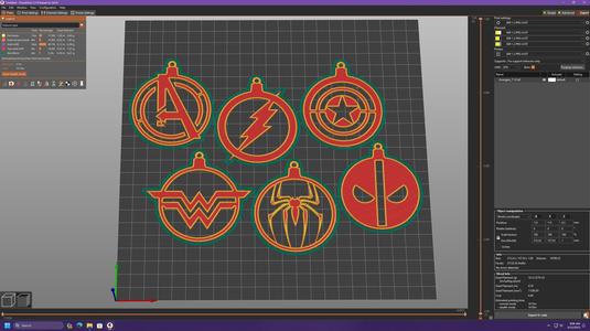 Avengers Christmas Ornaments