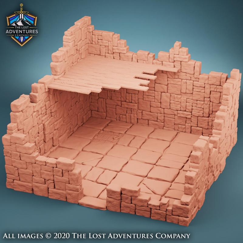 Tall Ruined Tower - 6'' Variant