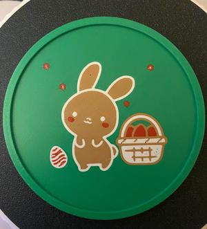 Cute Easter Bunny Coaster